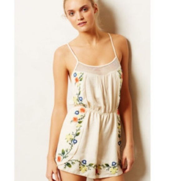 Anthropologie Pants - Anthro E by Eloise Floral Lounge Romper